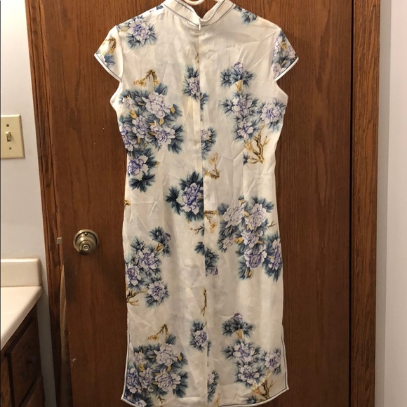 NWT Silky Chinese qipao dress summer wear - Picture 5 of 13